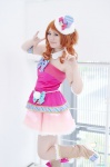 boots cosplay dress hat kai kousaka_honoka love_live!_school_idol_project red_hair rating:Safe score:0 user:nil!