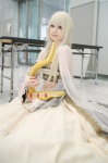 bandeau blonde_hair cape cosplay harp luna_ballad shirayuki_himeno skirt sound_horizon rating:Safe score:0 user:nil!