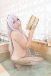 bathroom bathtub cosplay guguru hairband nude wet white_hair yunohana_yuuna yuragisou_no_guguru-san yuragisou_no_yuuna-san rating:Questionable score:0 user:nil!