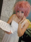 cosplay dress harpy pink_hair puyo_puyo sheet_music sora wings rating:Safe score:0 user:nil!