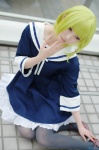 blonde_hair cosplay dress gumi pantyhose rinami sailor_uniform school_uniform vocaloid rating:Safe score:4 user:nil!