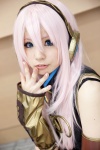 armband cosplay headset lilium megurine_luka pink_hair sleeveless_blouse vocaloid rating:Safe score:1 user:pixymisa