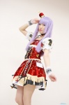 aikatsu! choker cosplay crown dress hikami_sumire pantyhose purple_hair re-ka sheer_legwear rating:Safe score:0 user:nil!