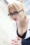blonde_hair bra cleavage cosplay glasses necklace ninja_gaiden nunu rachel suit rating:Safe score:1 user:pixymisa