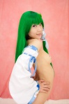 cosplay detached_sleeves green_hair kochiya_sanae lenfried pasties sideboob touhou rating:Safe score:1 user:nil!