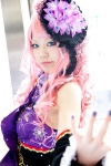 cosplay detached_sleeves dress headdress mari_(iii) megurine_luka pink_hair vocaloid rating:Safe score:0 user:pixymisa