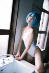 ayanami_rei blue_hair cosplay mike neon_genesis_evangelion one-piece_swimsuit rebuild_of_evangelion swimsuit rating:Safe score:0 user:nil!
