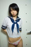 bathroom cosplay iiniku_ushijima jellyfish original panties sailor_uniform school_uniform rating:Safe score:1 user:nil!