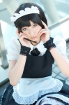 apron cosplay dress hairband maid maid_uniform mai_(ii) tagme_character tagme_series thighhighs zettai_ryouiki rating:Safe score:1 user:nil!