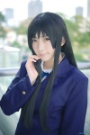 akiyama_mio blazer blouse cosplay gingamu k-on! school_uniform rating:Safe score:0 user:nil!