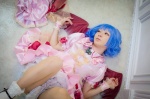 blue_hair cosplay dress maropapi remilia_scarlet socks touhou touhou_ningyou_fuminori_shirizu_2 wings rating:Safe score:0 user:nil!