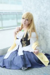 ayu_(ii) blonde_hair blouse cosplay scarf skirt tagme_character tagme_series vest rating:Safe score:1 user:nil!