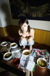 bra dress hoshino_aki panties pantyhose restaurant rating:Safe score:0 user:nil!