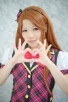 <3 blouse cosplay ema idolmaster_2 minase_iori red_hair vest rating:Safe score:0 user:nil!
