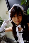 apron ayami bow elbow_gloves gloves maid maid_uniform ribbons rating:Safe score:0 user:msgundam2