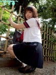 bookbag kana_(iii) loose_socks pleated_skirt sailor_uniform school_uniform skirt socks rating:Safe score:0 user:nil!