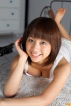 bed cleavage miniskirt skirt suzuki_akie tank_top rating:Safe score:0 user:nil!