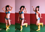 bikini boots cleavage iwasa_mayuko my_love_is_free side-tie_bikini swimsuit rating:Safe score:1 user:nil!