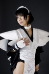 apron bodysuit cosplay cosplaytion_-_katsuragi_ebino hairband iroha_(samurai_spirits) katsuragi_ebino kimono knives maid maid_uniform samurai_spirits rating:Safe score:1 user:nil!