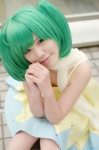ahoge cosplay dress green_hair macross macross_frontier minatsuki_naru pantyhose ranka_lee scarf twintails rating:Safe score:0 user:nil!