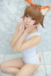 animal_ears cat_ears cosplay miyafuji_yoshika strike_witches swimsuit tail utateika-na rating:Safe score:0 user:pixymisa