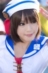 campaign_girl cosplay hat kipi monster_hunter sailor_uniform school_uniform tie rating:Safe score:1 user:pixymisa