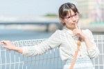 blouse glasses koyomi necklace shoulder_bag skirt rating:Safe score:0 user:pixymisa