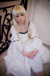 blonde_hair cosplay dress leozet_lag_ecliss shirayuki_himeno skirt tsukioi_no_toshi rating:Safe score:1 user:xkaras