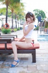 bikini hairbow heo_yun_mi high_heels sleeveless_shirt swimsuit rating:Safe score:2 user:mock
