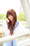 asahina_mikuru cosplay hina pleated_skirt sailor_uniform school_uniform skirt suzumiya_haruhi_no_yuuutsu rating:Safe score:0 user:nil!
