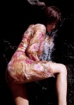 bikini blouse hito hoshino_aki swimsuit waterfall wet rating:Safe score:0 user:nil!
