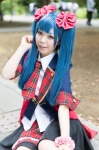 akb48 akb∞48 blouse blue_hair cosplay hairbows hazuki_riko pink_eyes pleated_skirt skirt tie tuxedo twintails watanabe_mayu_(cosplay) wristband rating:Safe score:0 user:pixymisa