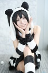 arm_warmers camisole cosplay croptop leg_warmers love_live!_school_idol_project miniskirt misausa panda_hat skirt yazawa_niko rating:Safe score:0 user:nil!