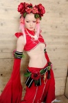 cosplay flowerhead kawasaki_ai king_of_fighters pink_hair qipao sarashi xiao_lon rating:Safe score:3 user:nil!