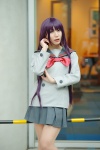 bishoujo_senshi_sailor_moon cosplay hino_rei pleated_skirt purple_hair sailor_uniform school_uniform skirt yaya rating:Safe score:2 user:nil!