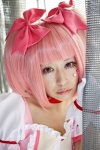 choker cosplay dress gloves hairbows kaname_madoka nao pink_hair puella_magi_madoka_magica twintails rating:Safe score:0 user:nil!