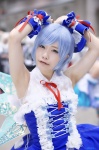 blue_hair cirno cosplay dress hairbow touhou yumichi rating:Safe score:0 user:nil!