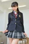 4k-star_116 arai_tsukasa blazer blouse pleated_skirt school_uniform skirt skirt_lift tie rating:Safe score:0 user:nil!