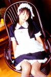 apron costume dress fishnet_pantyhose hairband maid maid_uniform matsunaga_ayaka pantyhose sweet_life rating:Safe score:0 user:nil!