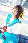 armband cosplay hair_ribbons ibara pantyhose sailor_uniform school_uniform suzumiya_haruhi suzumiya_haruhi_no_yuuutsu rating:Safe score:0 user:Log