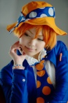 blouse coat cosplay forest hat kaieda_kae mayuzumi_kaoru orange_hair overalls rating:Safe score:3 user:nil!