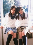 bow classroom costume kneesocks miniskirt otomo_sayuri plaid pleated_skirt school_uniform skirt sweater_vest tatsumi_natsuko rating:Safe score:1 user:nil!