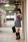 bookbag kneesocks nishinaga_ayana pleated_skirt sailor_uniform school_uniform skirt rating:Safe score:1 user:nil!