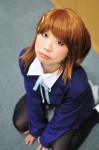 ayachii blazer blouse cosplay hair_clips hirasawa_yui k-on! pantyhose pleated_skirt school_uniform skirt rating:Safe score:1 user:nil!