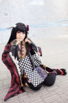 cosplay gauntlets horns inu_boku_secret_service kanzashi kimono obi runa_(iii) shirakiin_ririchiyo thighhighs rating:Safe score:0 user:pixymisa