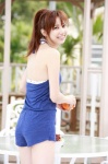 ass bikini_top halter_top kobayashi_yumi ponytail shorts swimsuit wpb_130 rating:Safe score:0 user:nil!