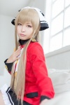 amagi_brilliant_park blazer cosplay hairbow na-san pleated_skirt ponytail rosso sento_isuzu skirt uniform rating:Questionable score:1 user:nil!