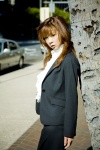 blazer costume for-side_0108 halter_top hoshino_aki miniskirt office_lady skirt rating:Safe score:0 user:nil!