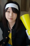 blazer cosplay gloves hairband manami megaphone pleated_skirt school_uniform skirt suzumiya_haruhi suzumiya_haruhi_no_yuuutsu sweater_vest rating:Safe score:0 user:nil!