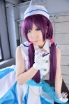 cosplay dress garrison_cap haruka love_live!_school_idol_project love_m@ster purple_hair tojo_nozomi twintails rating:Safe score:0 user:nil!
